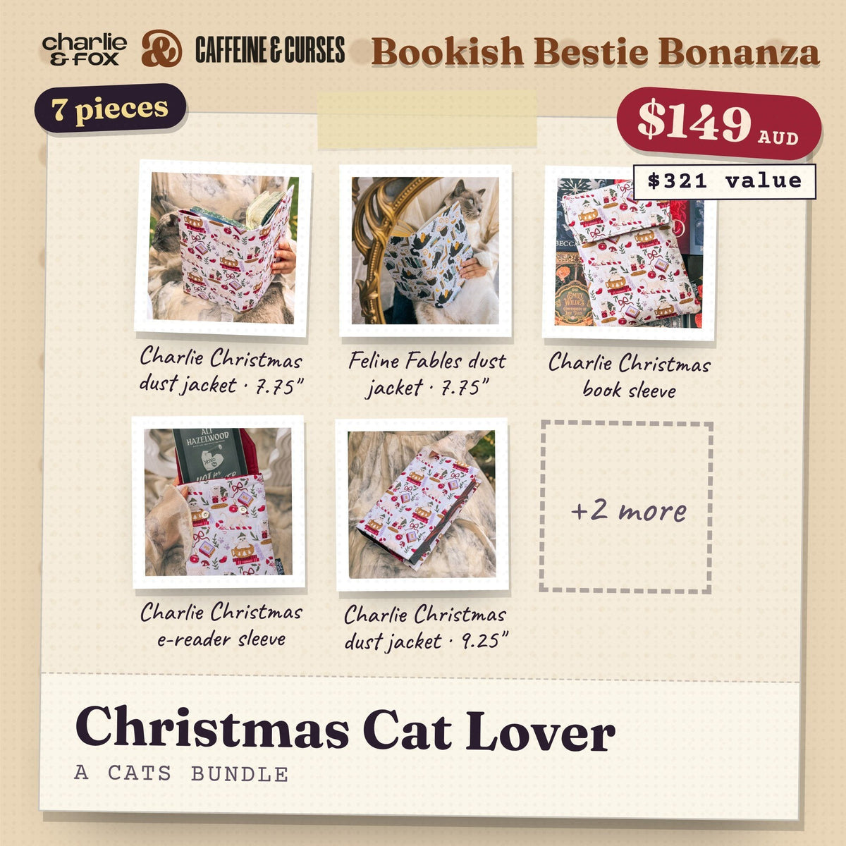 Bookish Bestie Bonanza bundle: Christmas Cat Lover (Cats)