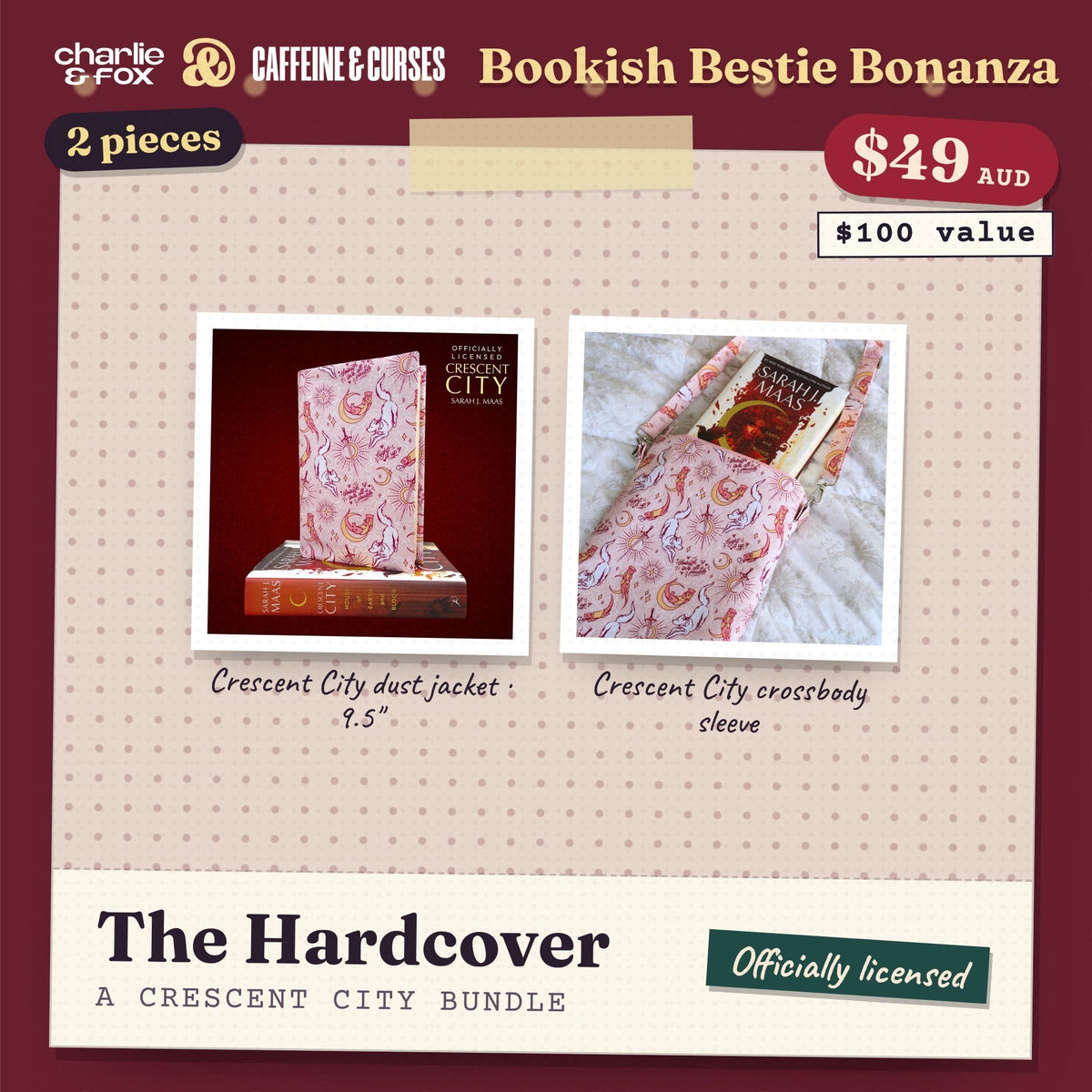 Bookish Bestie Bonanza bundle: The Hardcover (Crescent City)