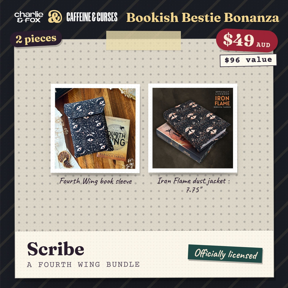 Bookish Bestie Bonanza bundle: Scribe (Fourth Wing)