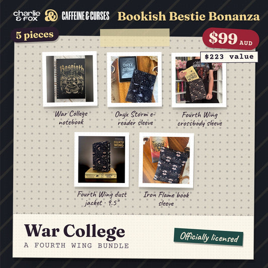 Bookish Bestie Bonanza bundle: War College (Fourth Wing)