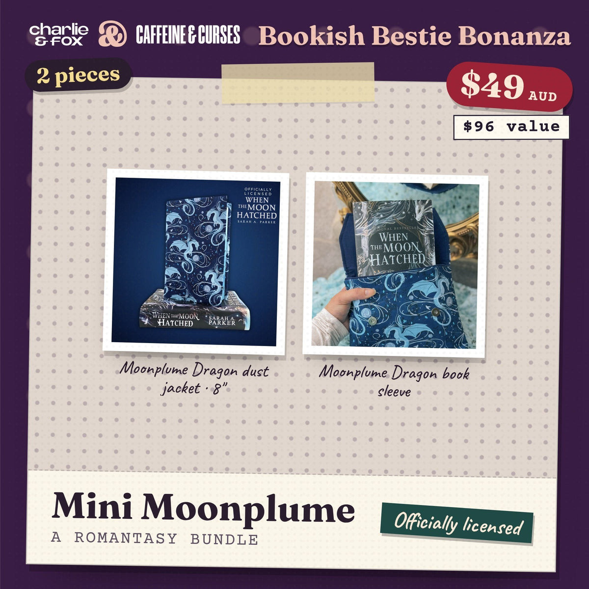 Bookish Bestie Bonanza bundle: Mini Moonplume (Romantasy)