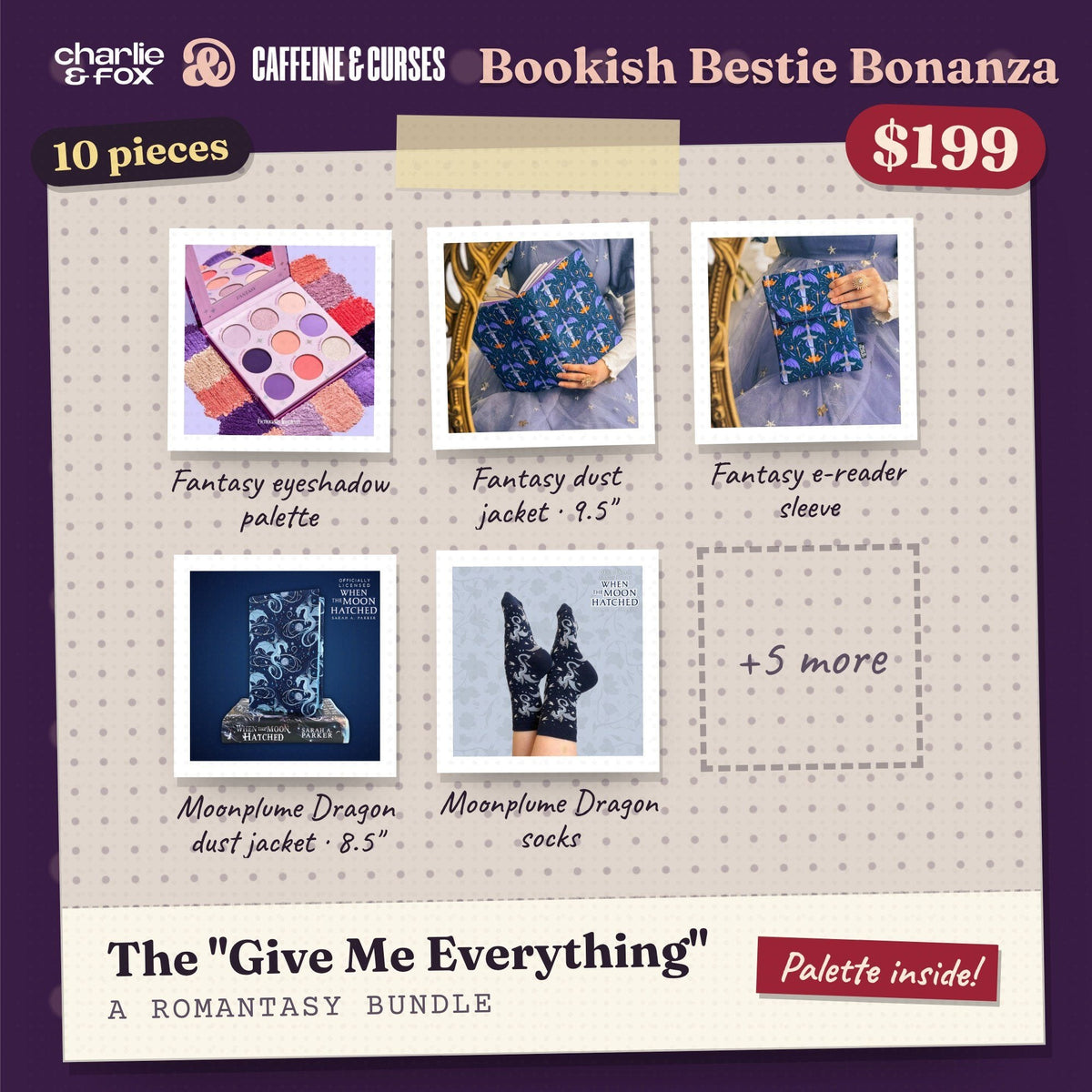 Bookish Bestie Bonanza bundle: The "Give Me Everything" (Romantasy)