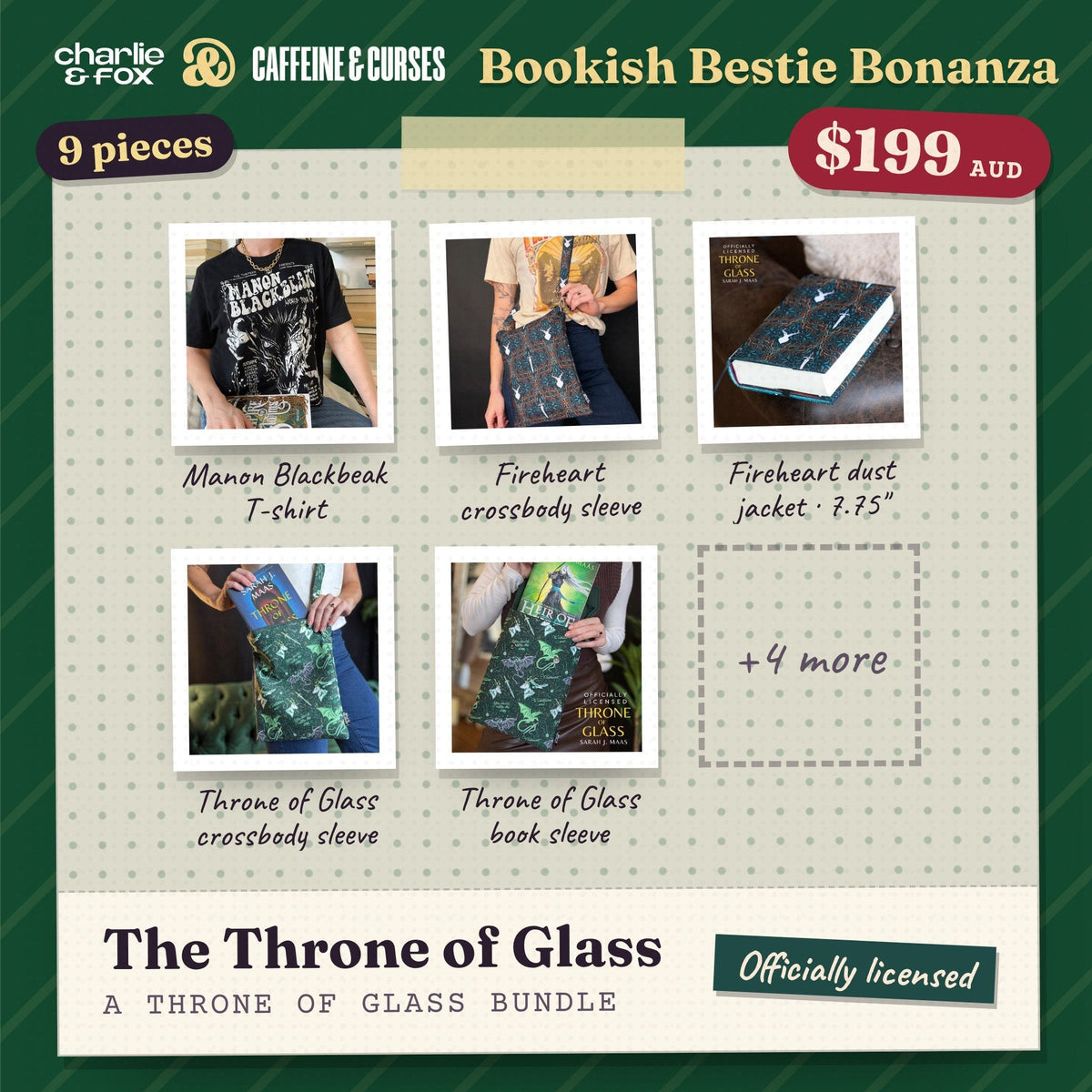 Bookish Bestie Bonanza bundle: The Throne of Glass (Throne of Glass)