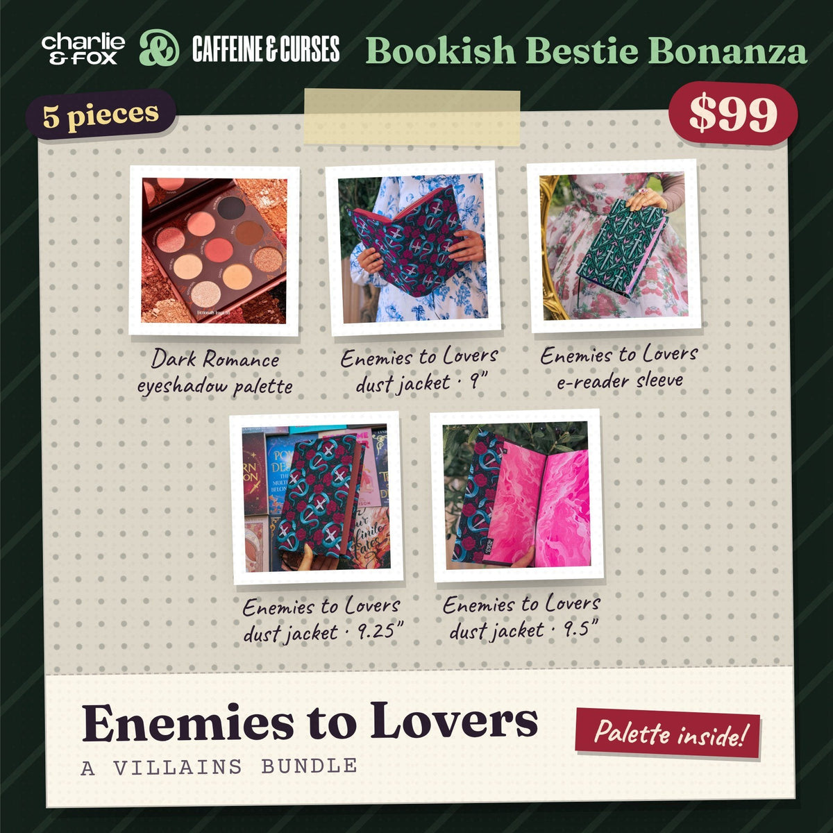 Bookish Bestie Bonanza bundle: Enemies to Lovers (Villains)