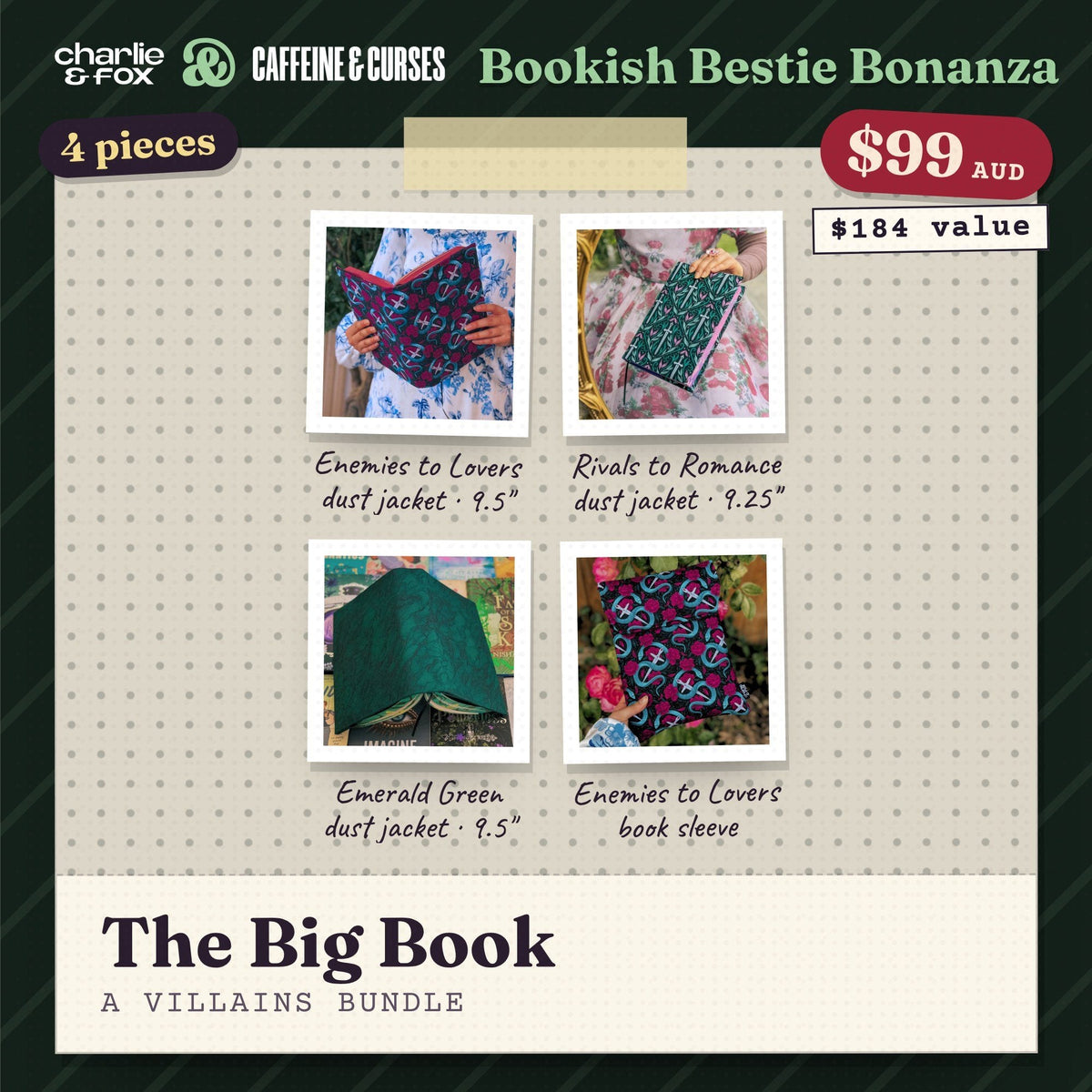 Bookish Bestie Bonanza bundle: The Big Book (Villains)