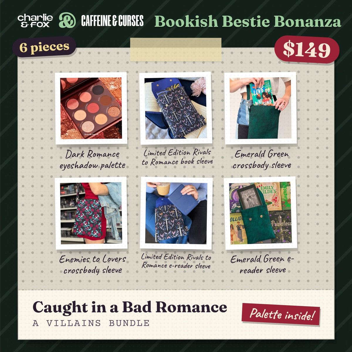Bookish Bestie Bonanza bundle: Caught in a Bad Romance (Villains)