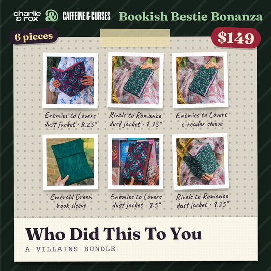 Bookish Bestie Bonanza bundle: Who Did This To You (Villains)