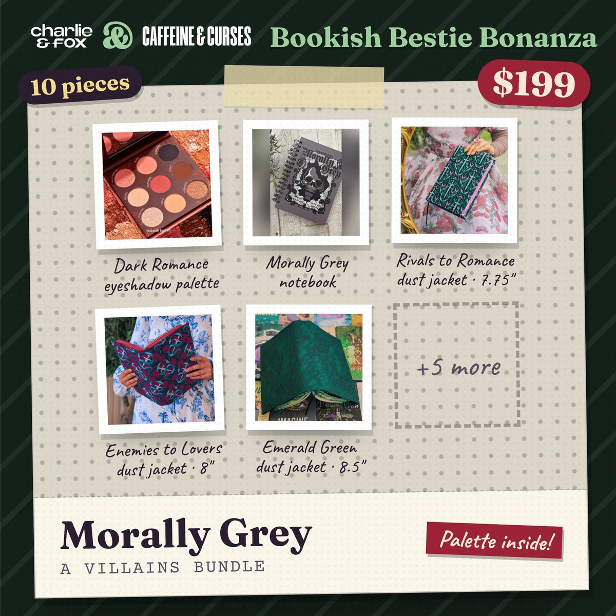 Bookish Bestie Bonanza bundle: Morally Grey (Villains)
