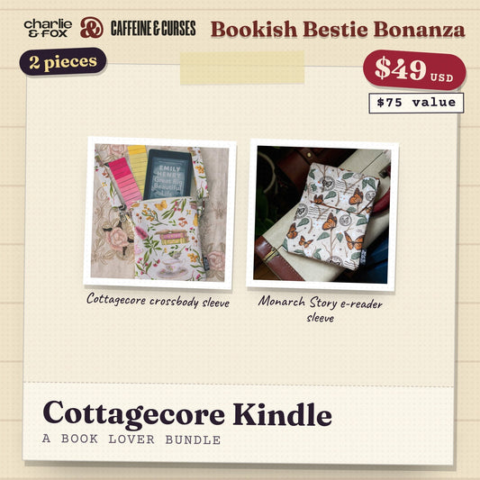 Bookish Bestie Bonanza bundle: Cottagecore Kindle (Book Lover)
