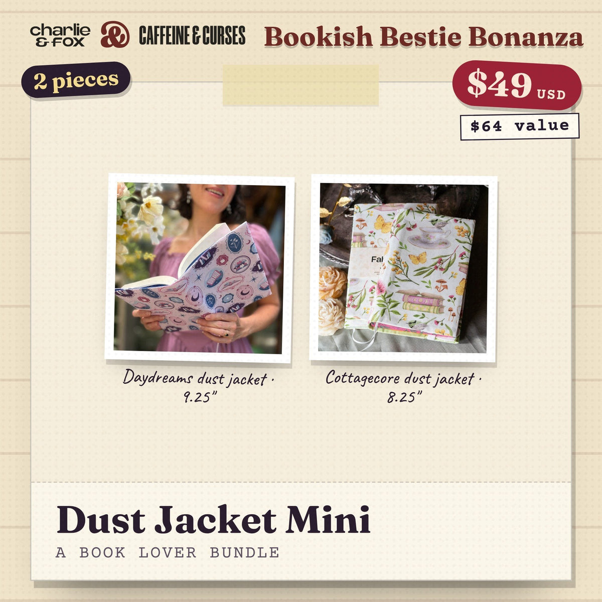 Bookish Bestie Bonanza bundle: Dust Jacket Mini (Book Lover)