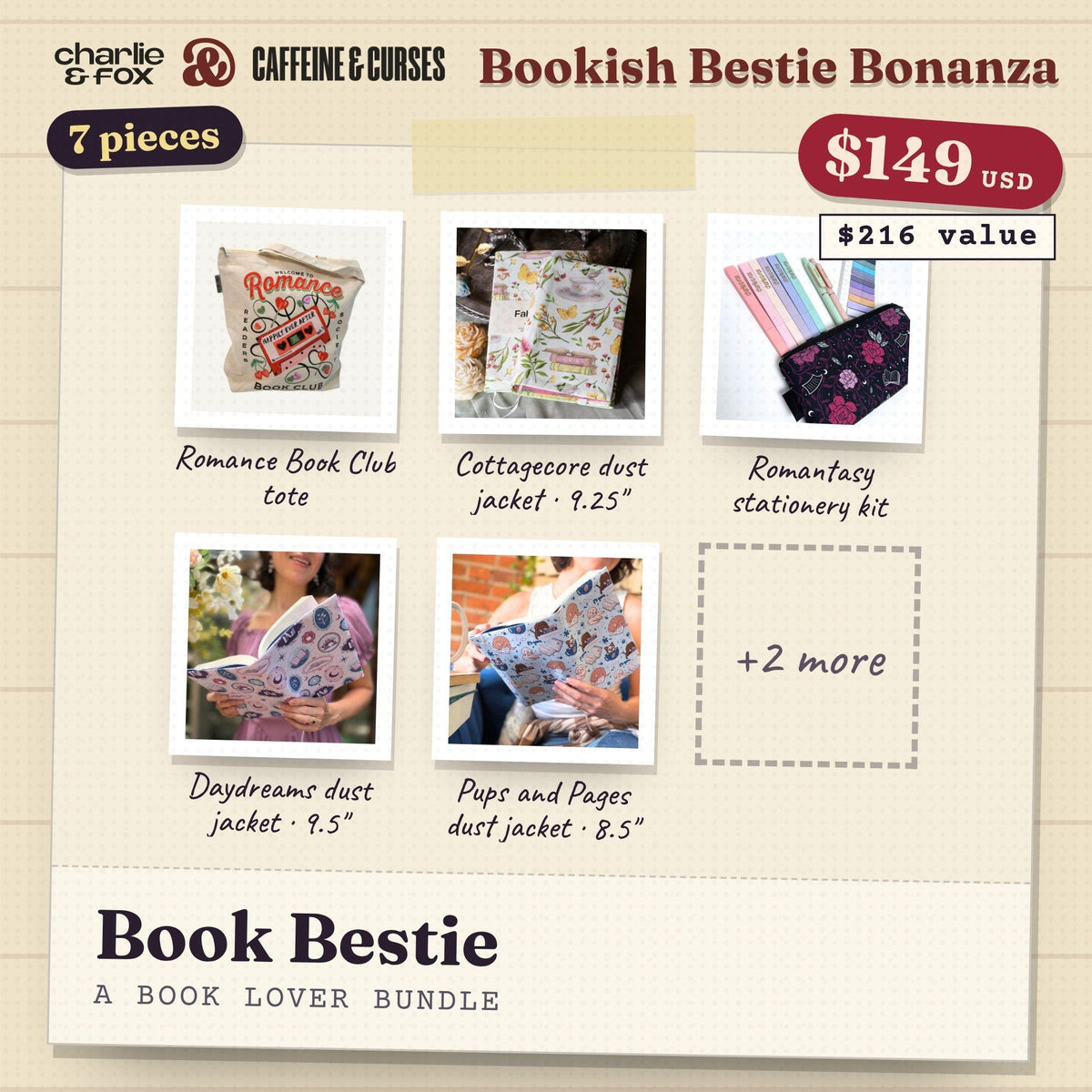 Bookish Bestie Bonanza bundle: Book Bestie (Book Lover)