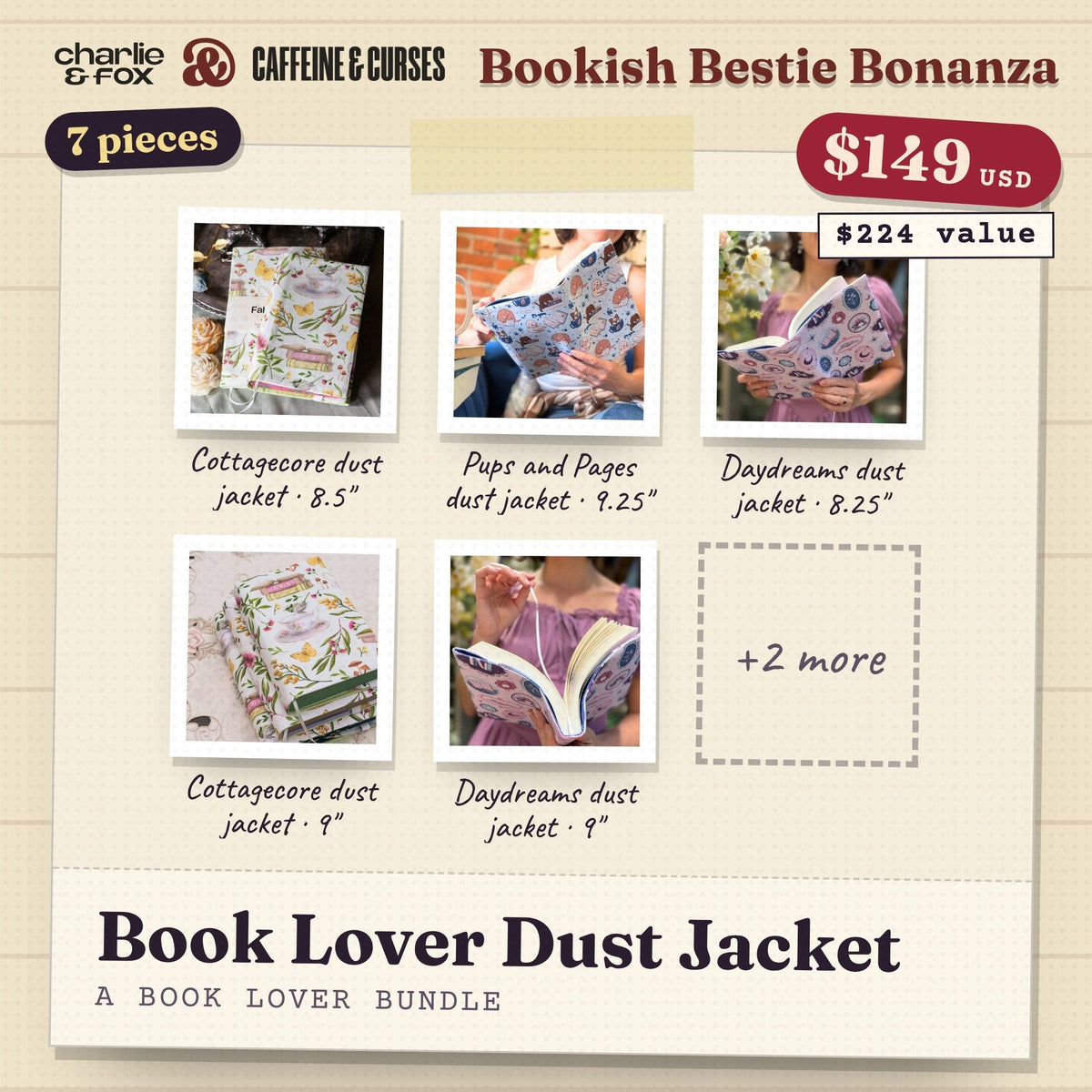 Bookish Bestie Bonanza bundle: Book Lover Dust Jacket (Book Lover)