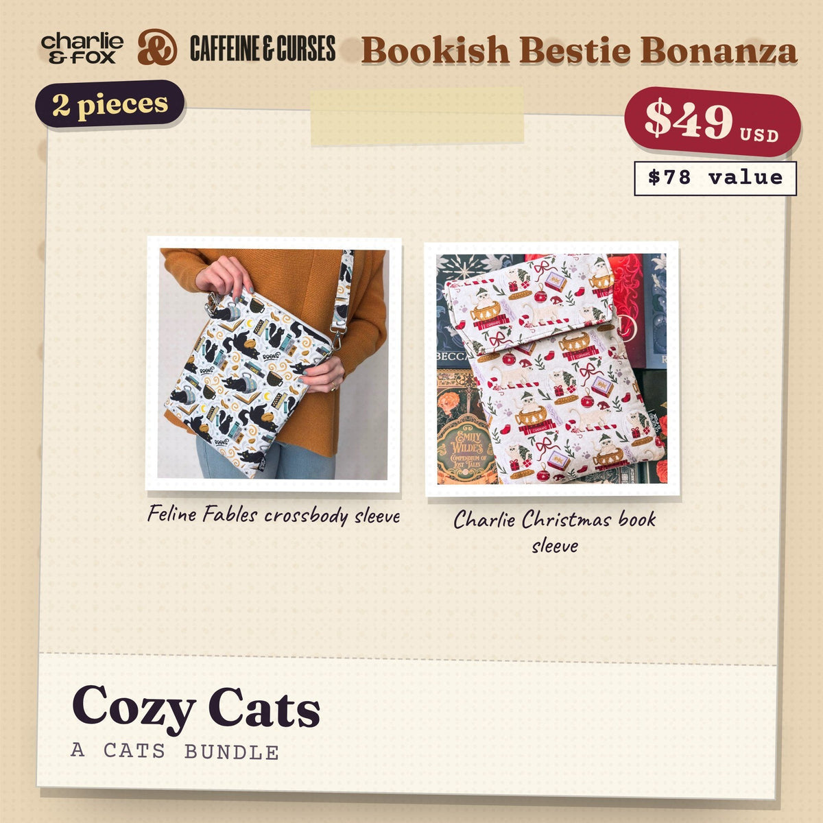 Bookish Bestie Bonanza bundle: Cozy Cats (Cats)