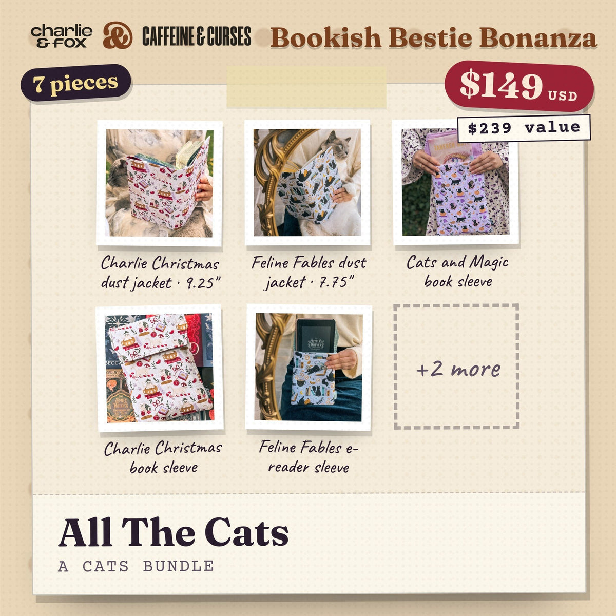 Bookish Bestie Bonanza bundle: All The Cats (Cats)