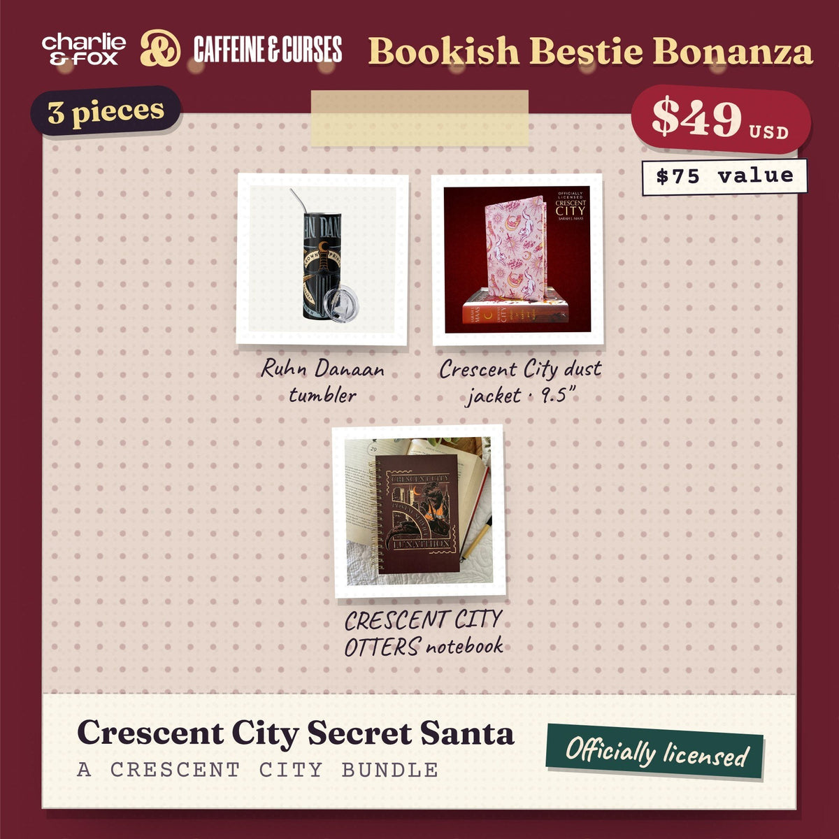 Bookish Bestie Bonanza bundle: Crescent City Secret Santa (Crescent City)