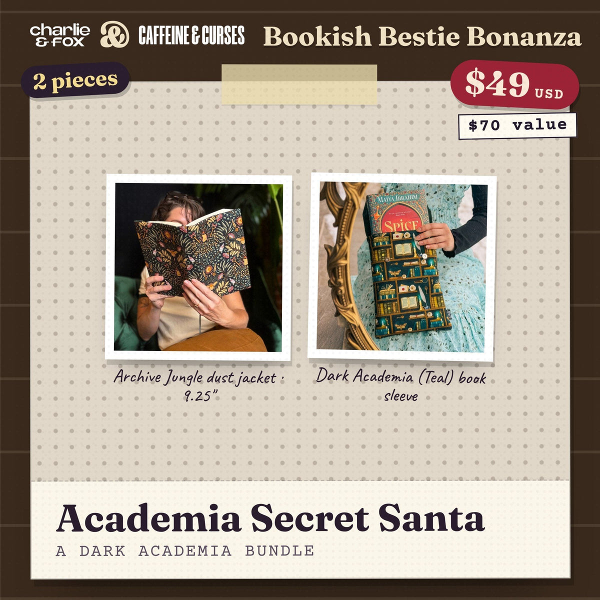 Bookish Bestie Bonanza bundle: Academia Secret Santa (Dark Academia)