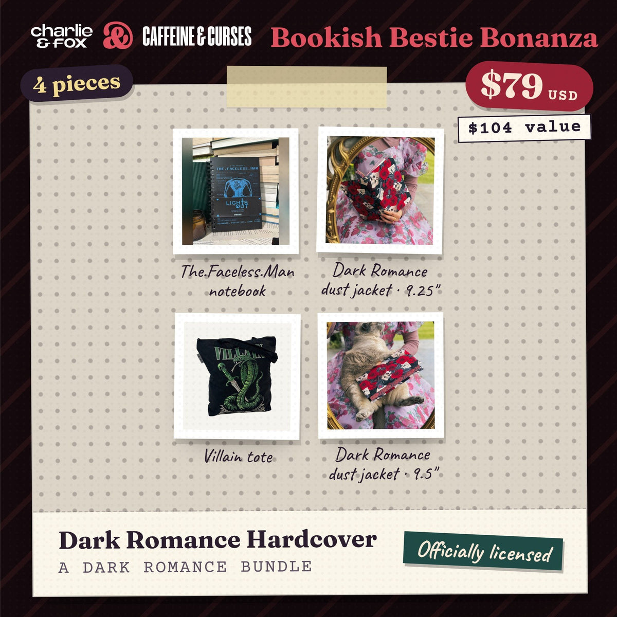 Bookish Bestie Bonanza bundle: Dark Romance Hardcover (Dark Romance)