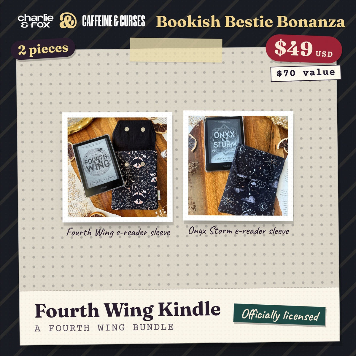 Bookish Bestie Bonanza bundle: Fourth Wing Kindle (Fourth Wing)