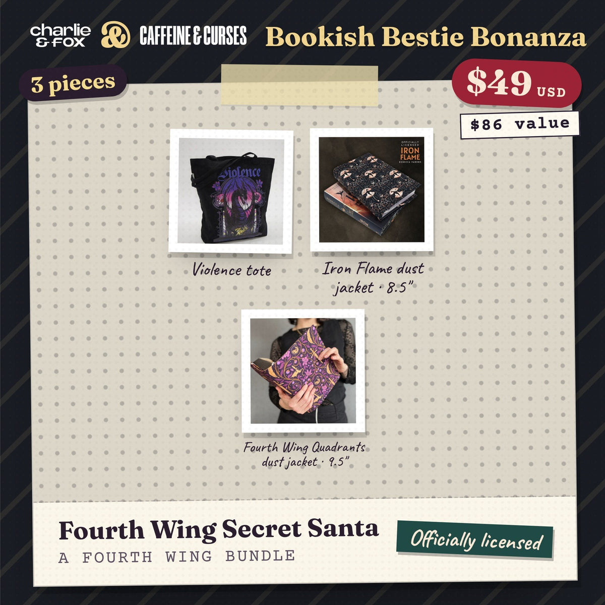 Bookish Bestie Bonanza bundle: Fourth Wing Secret Santa (Fourth Wing)