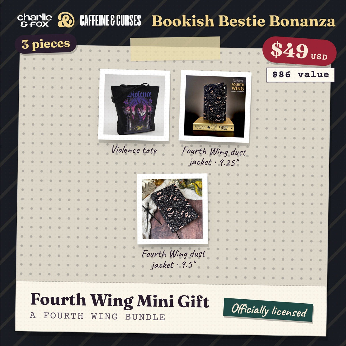 Bookish Bestie Bonanza bundle: Fourth Wing Mini Gift (Fourth Wing)