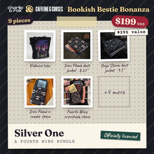 Bookish Bestie Bonanza bundle: Silver One (Fourth Wing)
