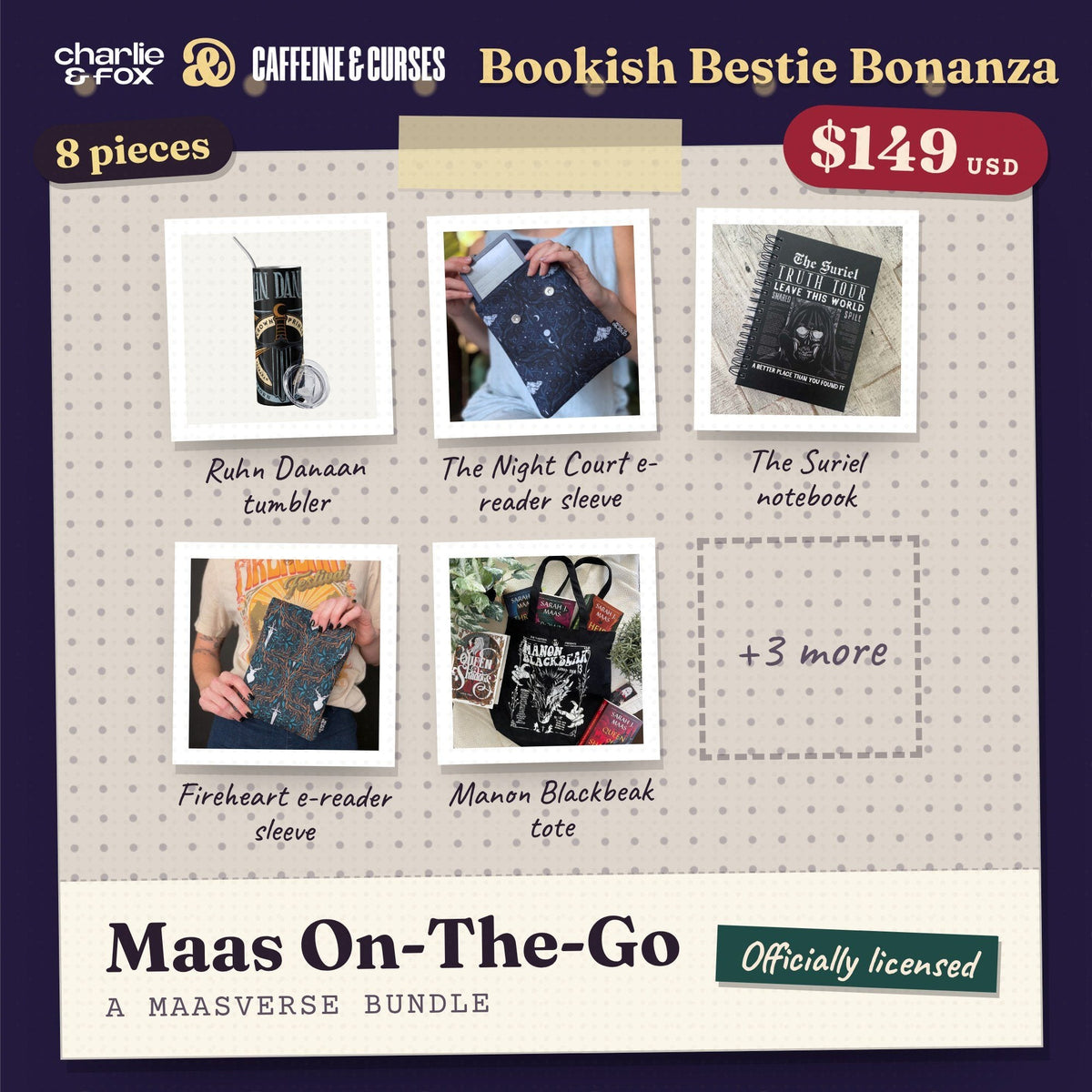 Bookish Bestie Bonanza bundle: Maas On-The-Go (Maasverse)