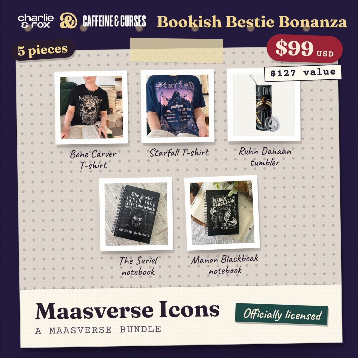 Bookish Bestie Bonanza bundle: Maasverse Icons (Maasverse)