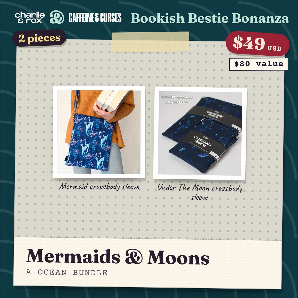 Bookish Bestie Bonanza bundle: Mermaids & Moons (Ocean)
