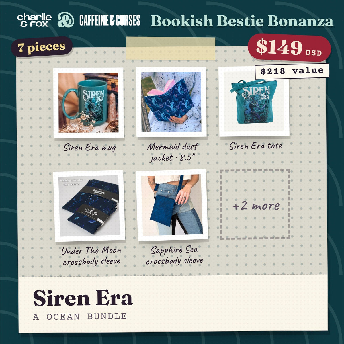 Bookish Bestie Bonanza bundle: Siren Era (Ocean)