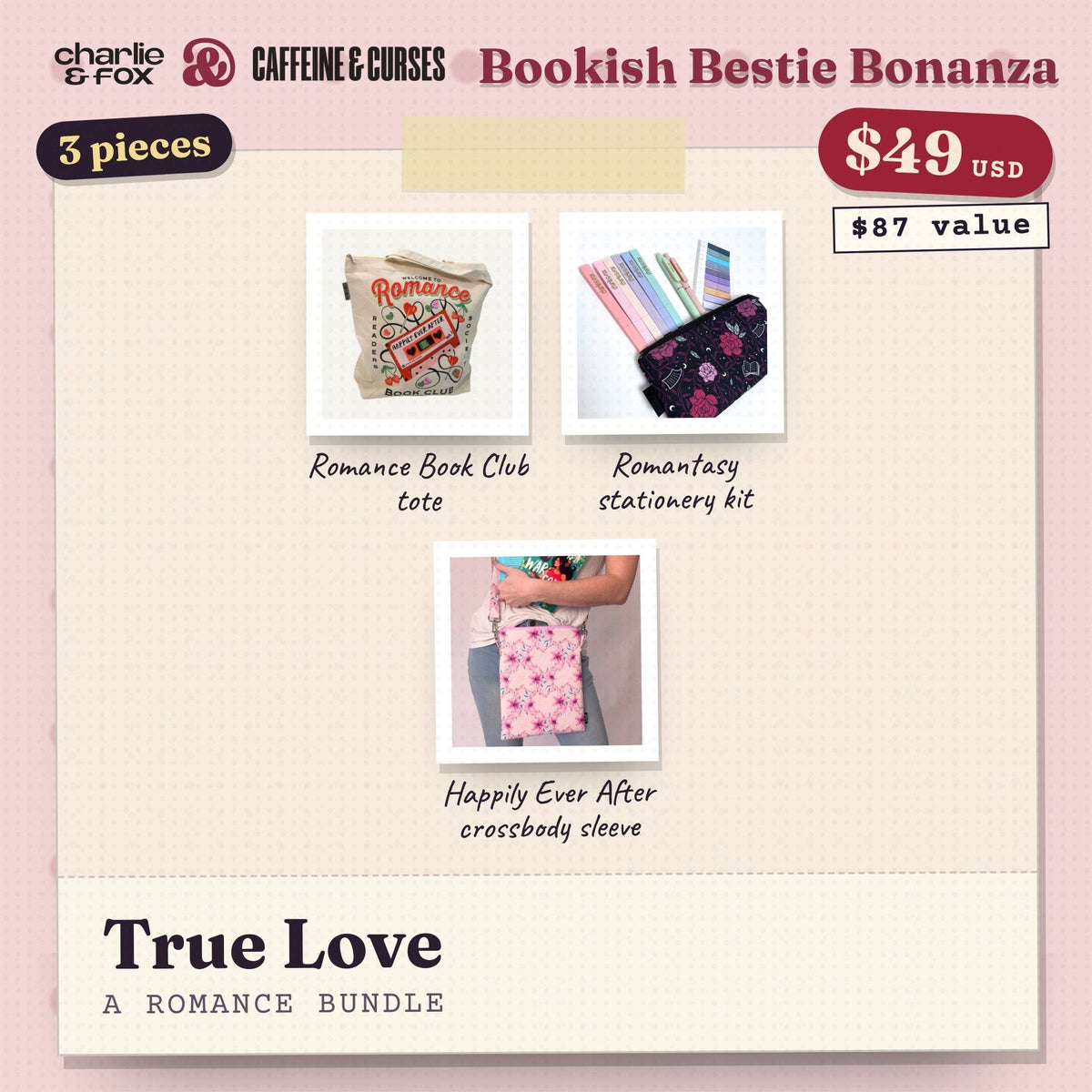 Bookish Bestie Bonanza bundle: True Love (Romance)