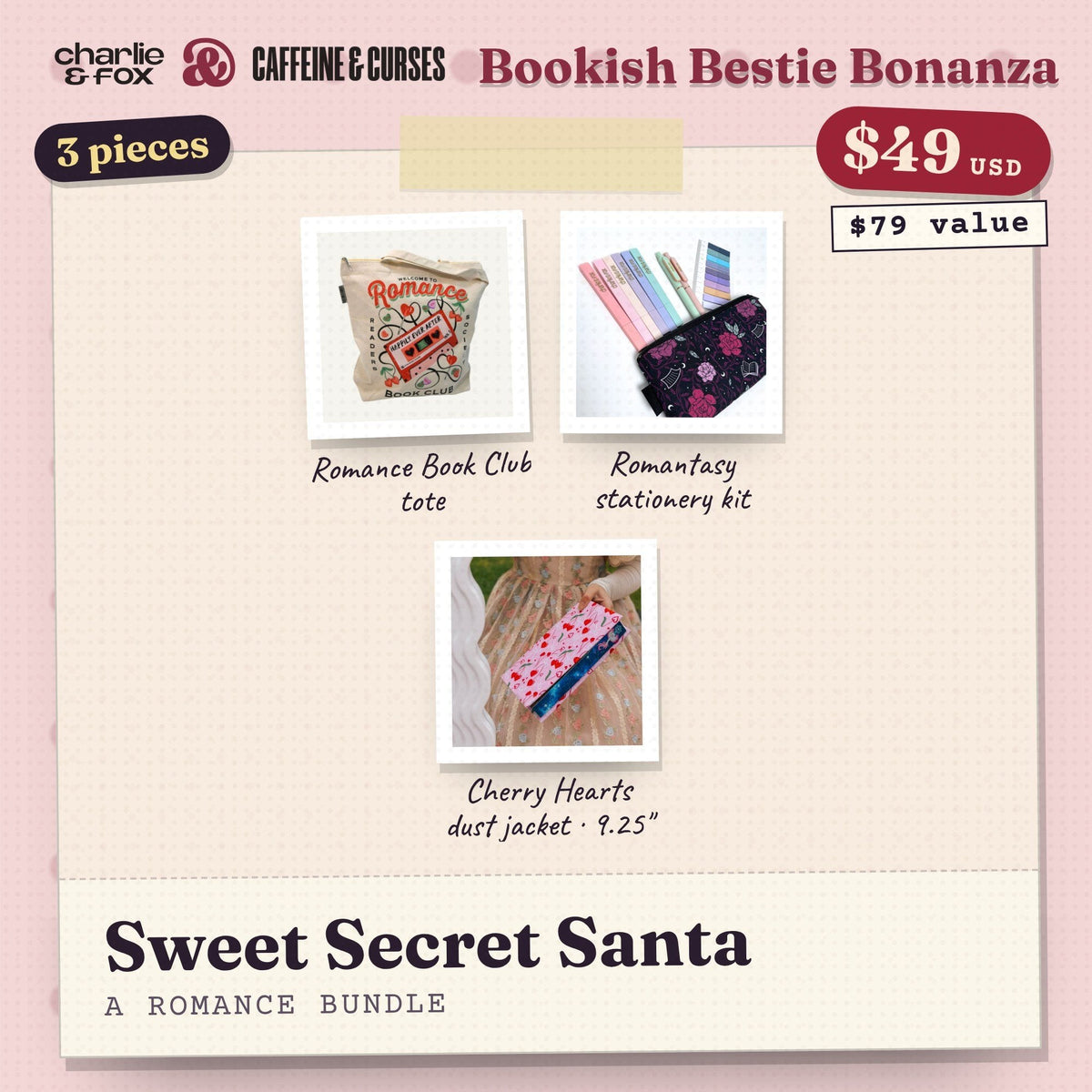 Bookish Bestie Bonanza bundle: Sweet Secret Santa (Romance)
