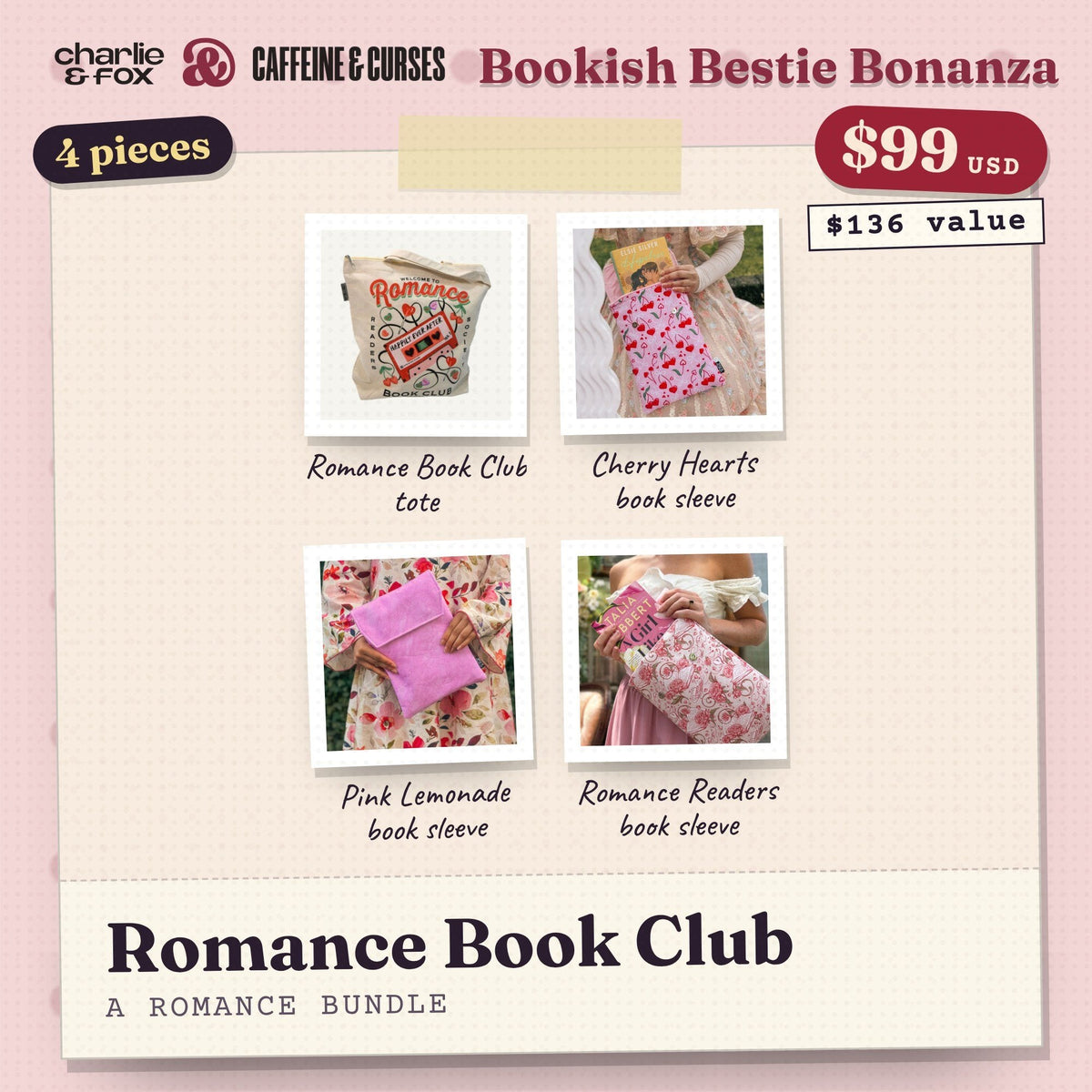 Bookish Bestie Bonanza bundle: Romance Book Club (Romance)