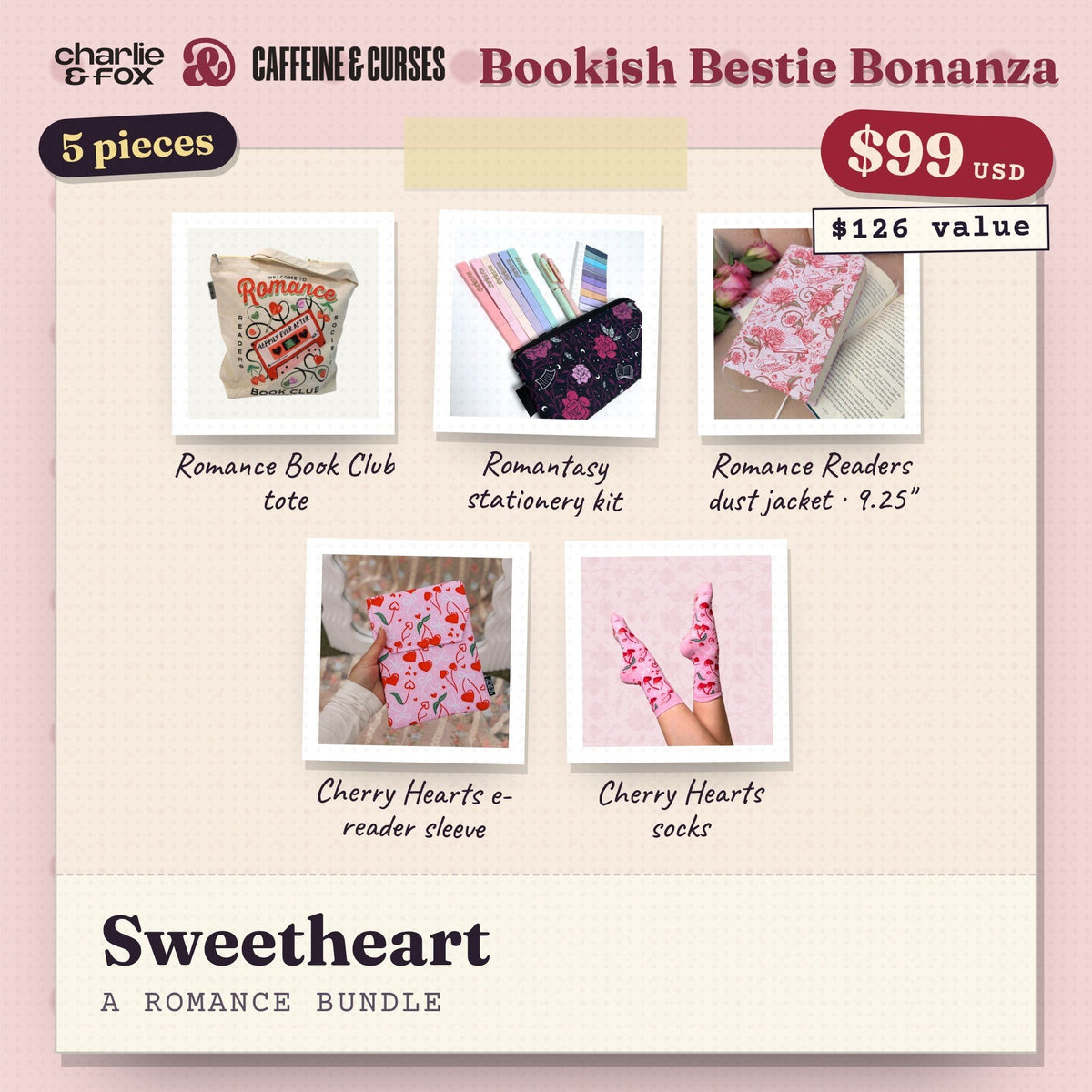Bookish Bestie Bonanza bundle: Sweetheart (Romance)