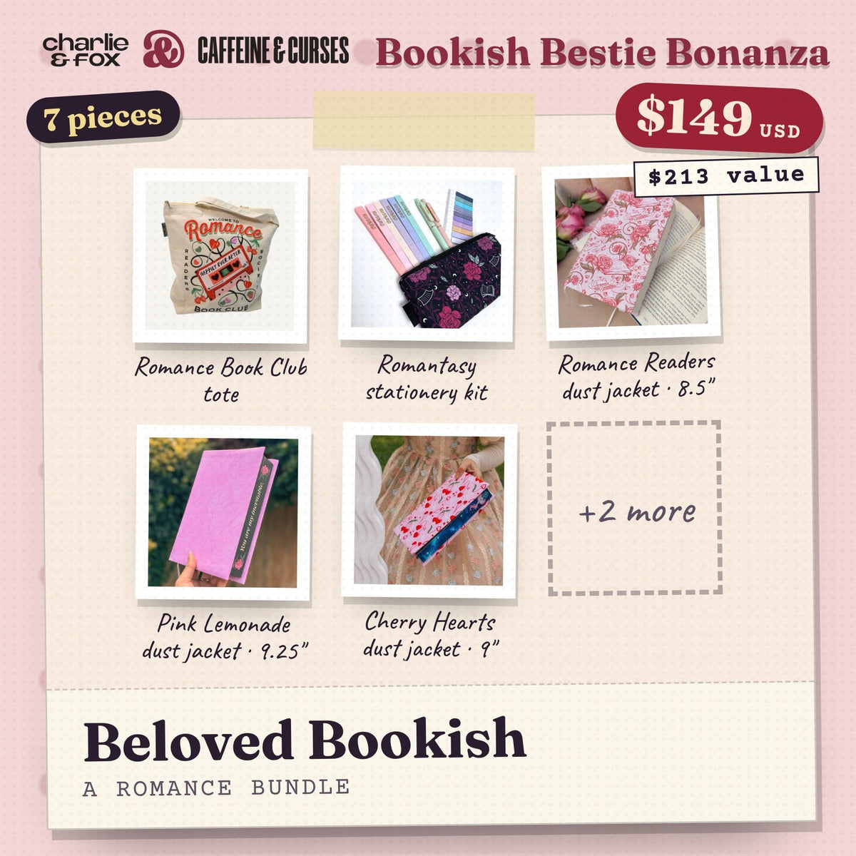 Bookish Bestie Bonanza bundle: Beloved Bookish (Romance)
