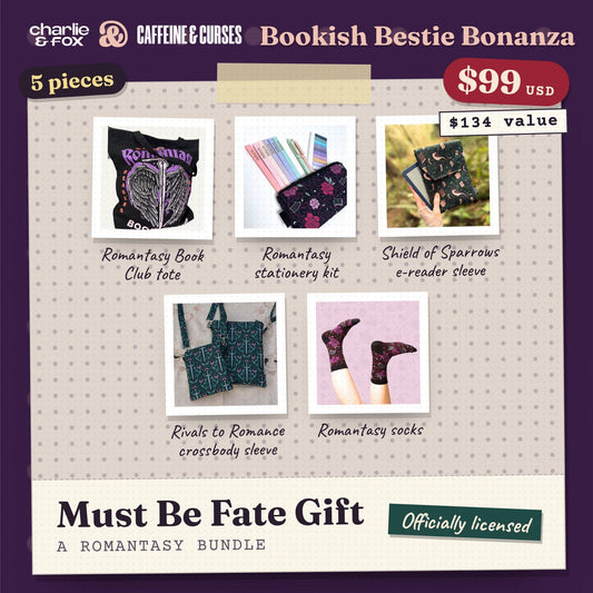 Bookish Bestie Bonanza bundle: Must Be Fate Gift (Romantasy)
