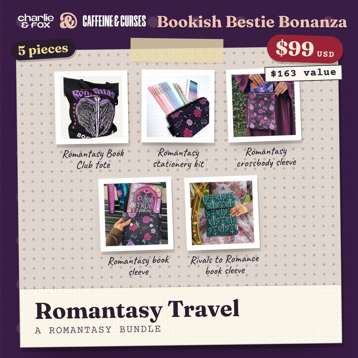 Bookish Bestie Bonanza bundle: Romantasy Travel (Romantasy)