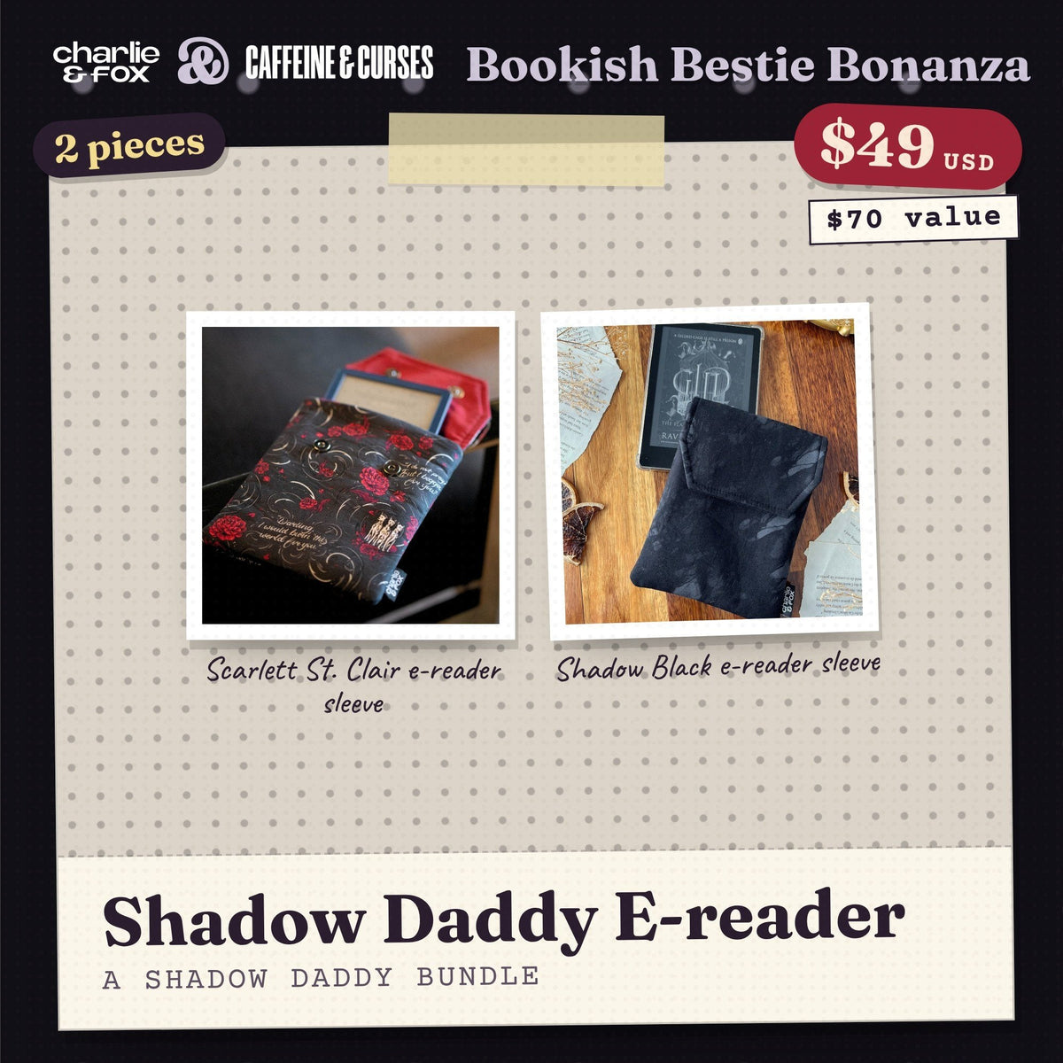 Bookish Bestie Bonanza bundle: Shadow Daddy E-reader (Shadow Daddy)