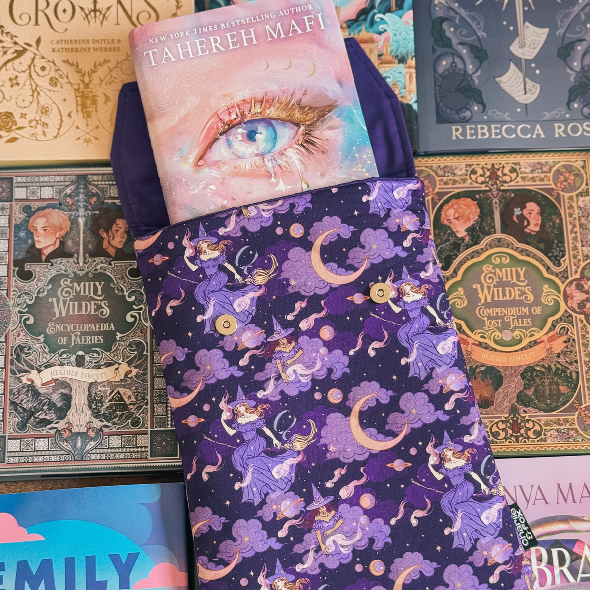 Bewitched padded book sleeve