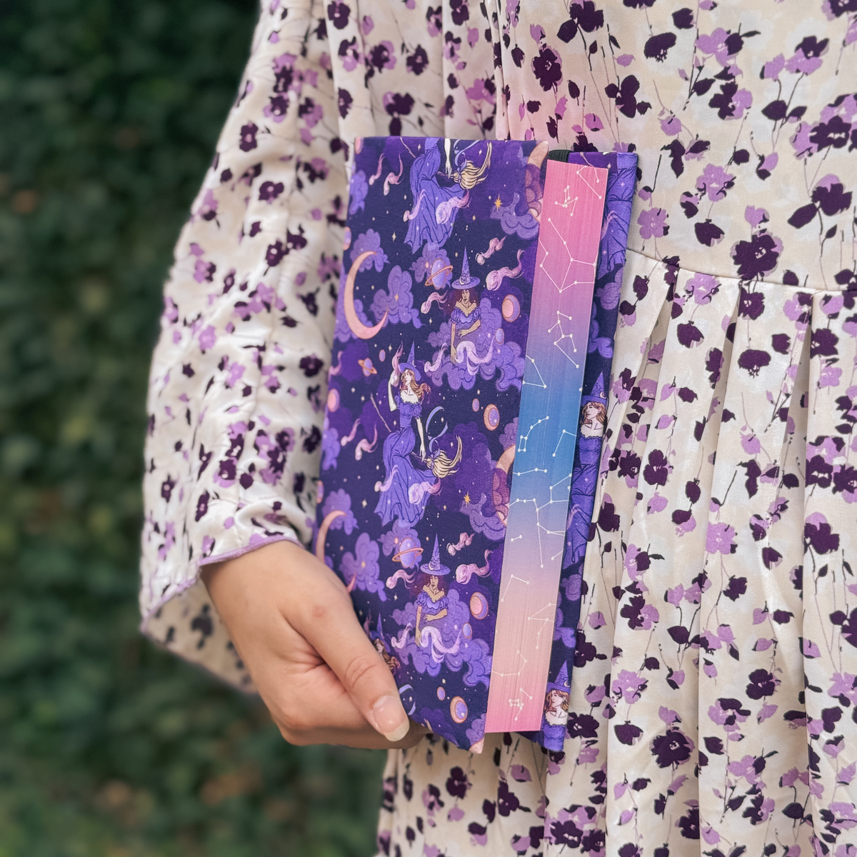 Bewitched fabric dust jacket