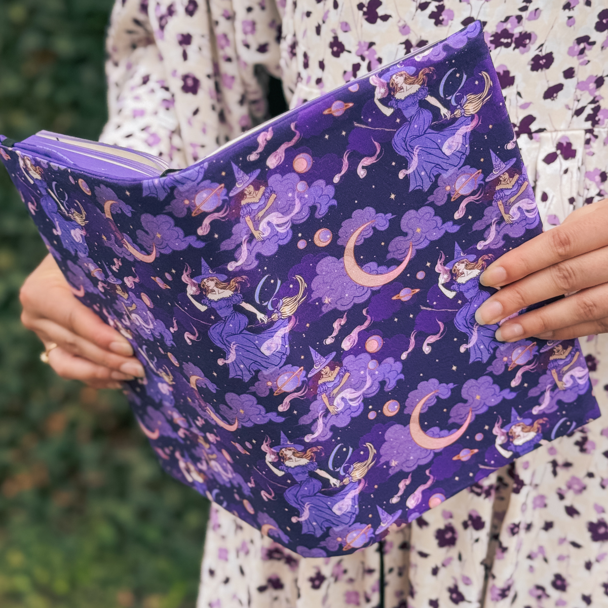 Bewitched fabric dust jacket