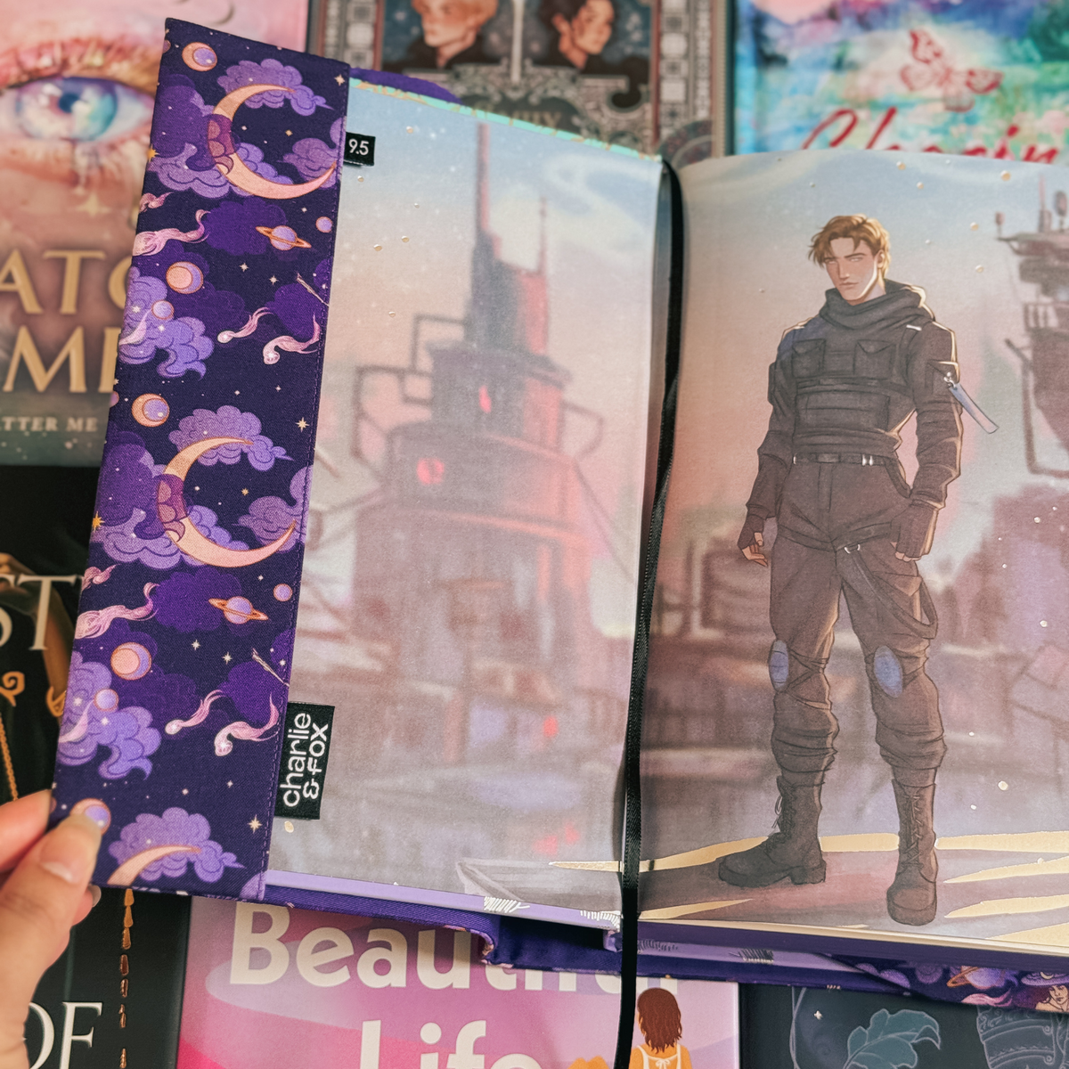 Bewitched fabric dust jacket