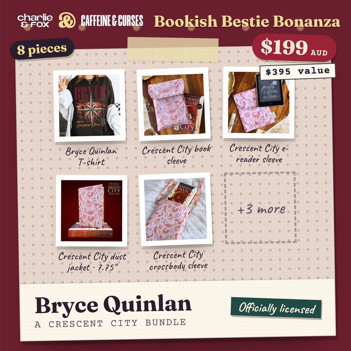Bookish Bestie Bonanza bundle: Bryce Quinlan (Crescent City)