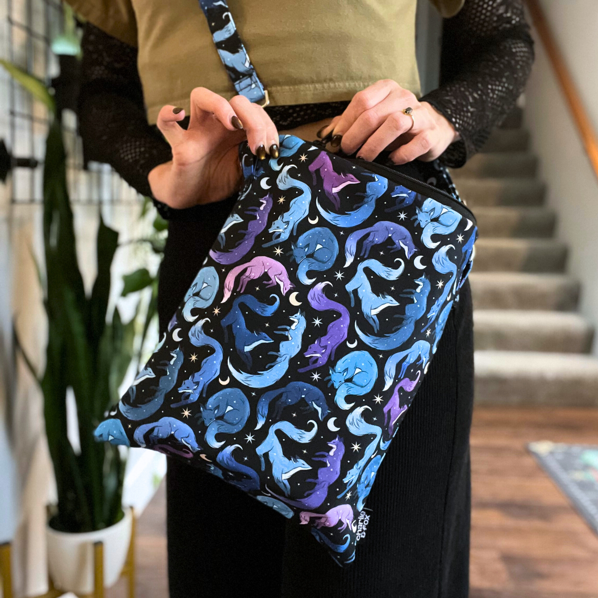 Celestial Fox crossbody sleeve