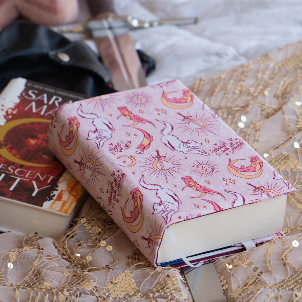 Crescent City fabric dust jacket