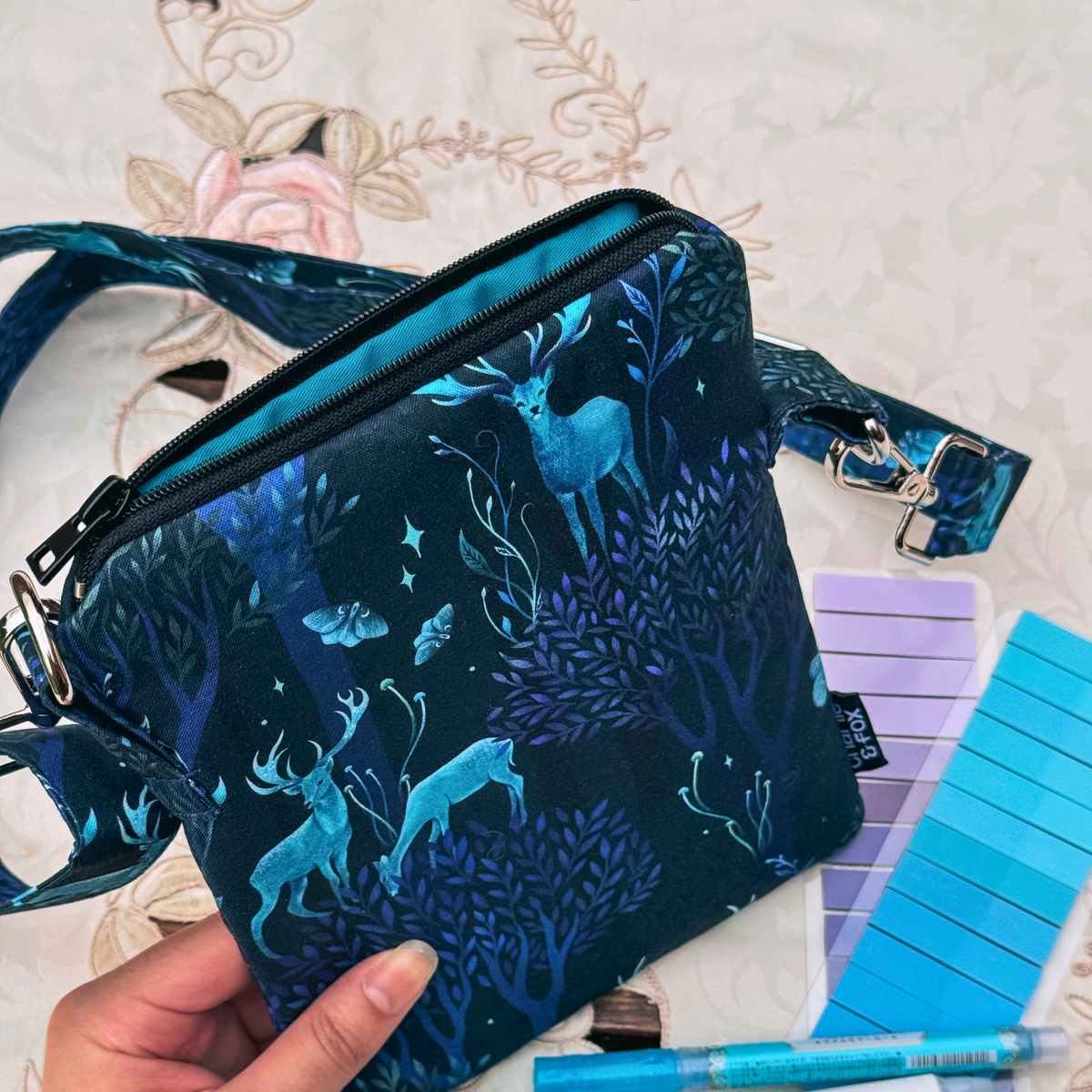Enchanted Forest crossbody sleeve