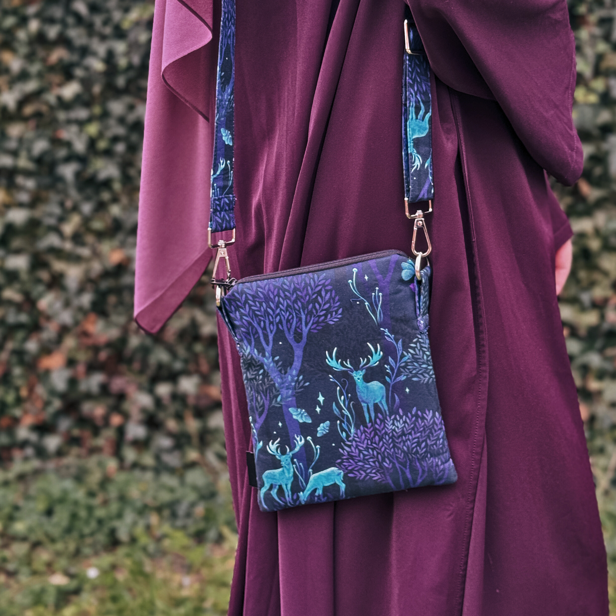 Enchanted Forest crossbody sleeve