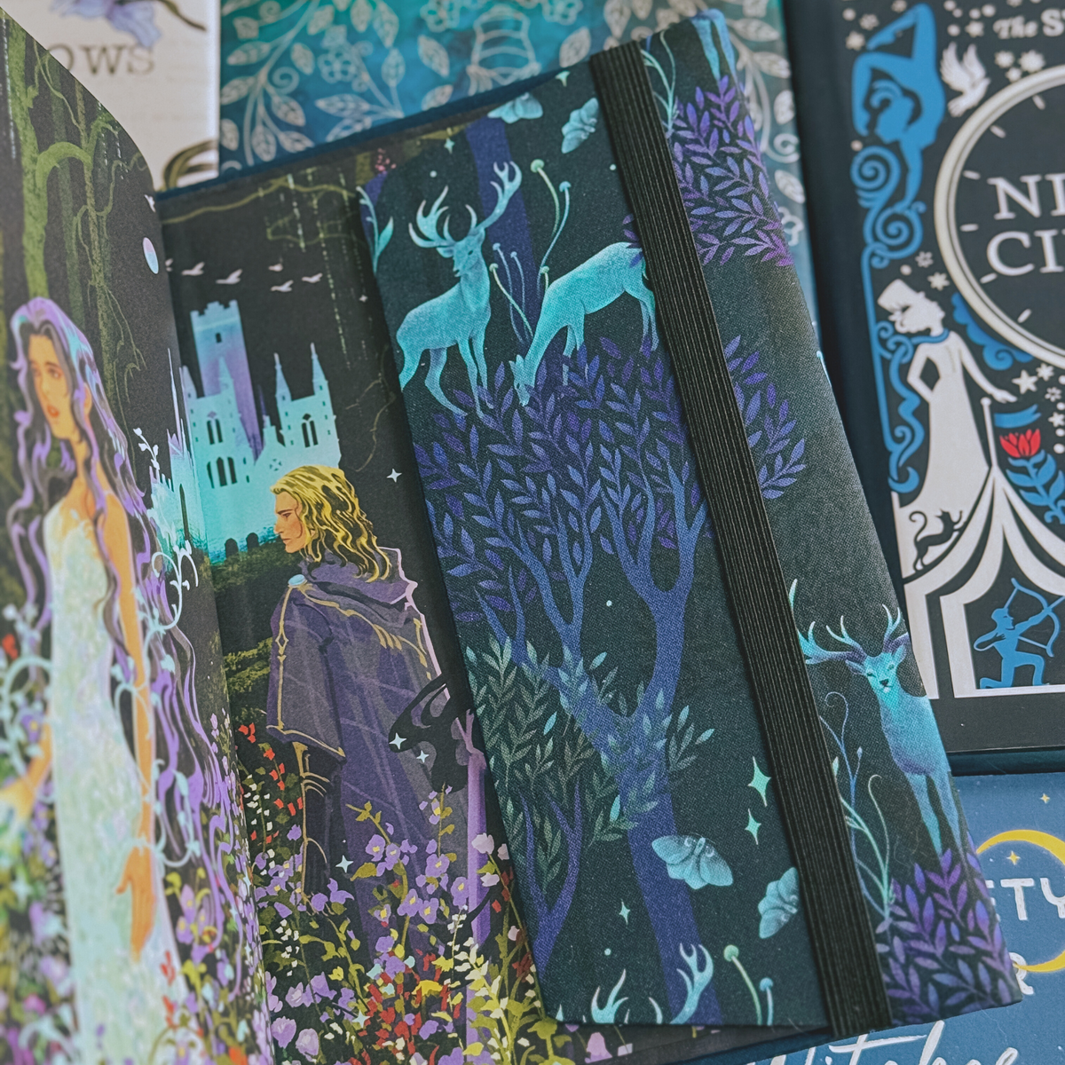 Enchanted Forest fabric dust jacket