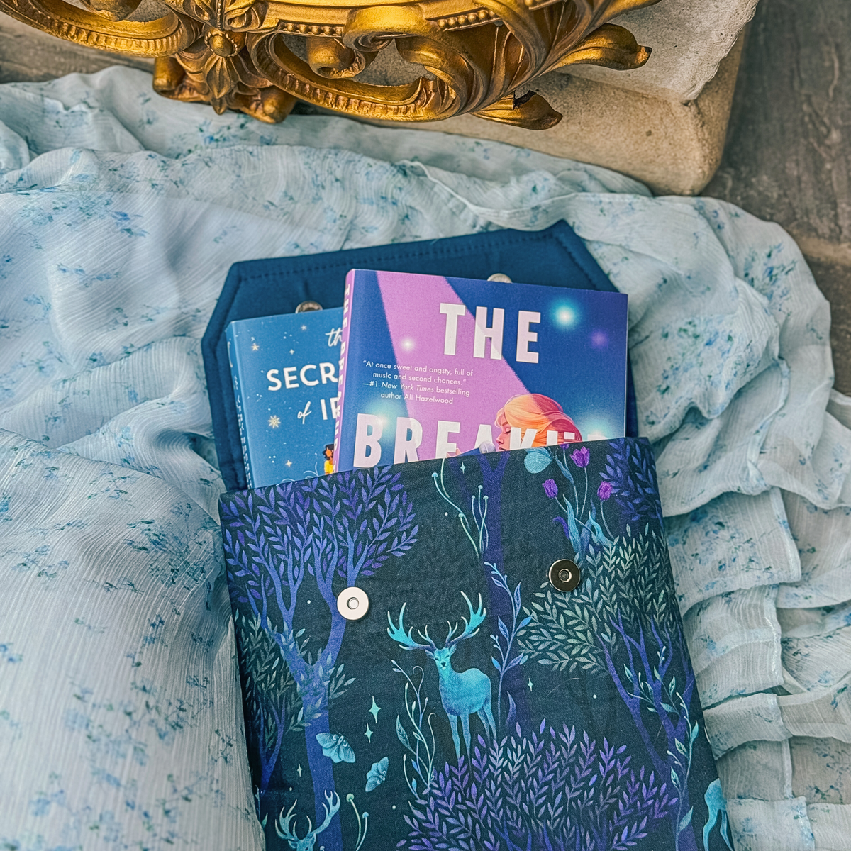 Enchanted Forest padded book sleeve