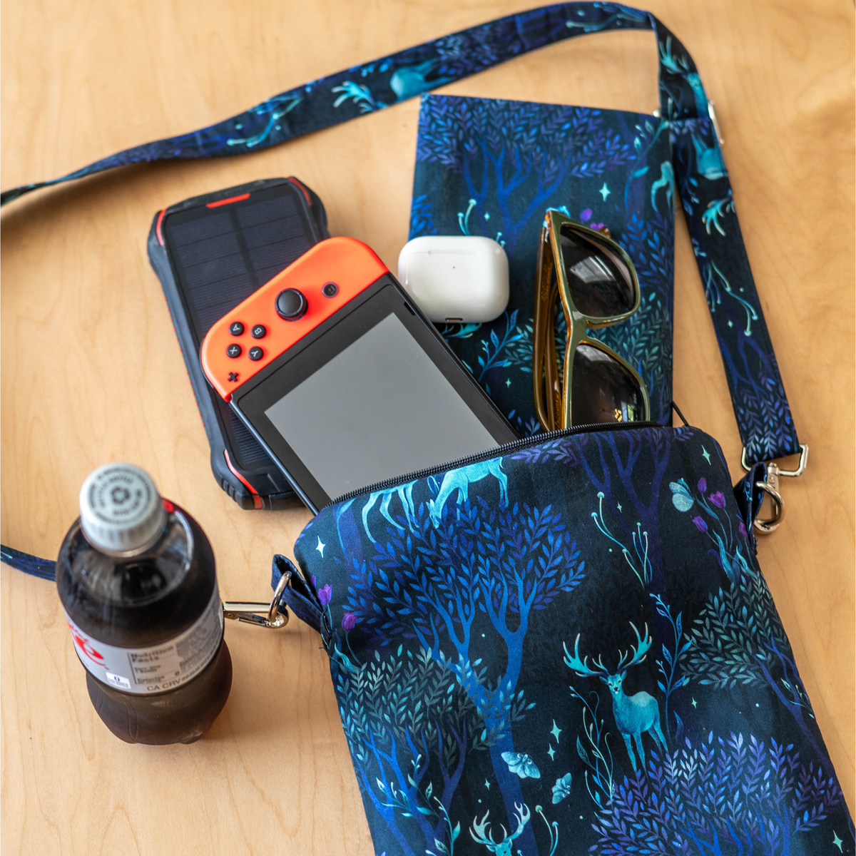 Enchanted Forest crossbody sleeve