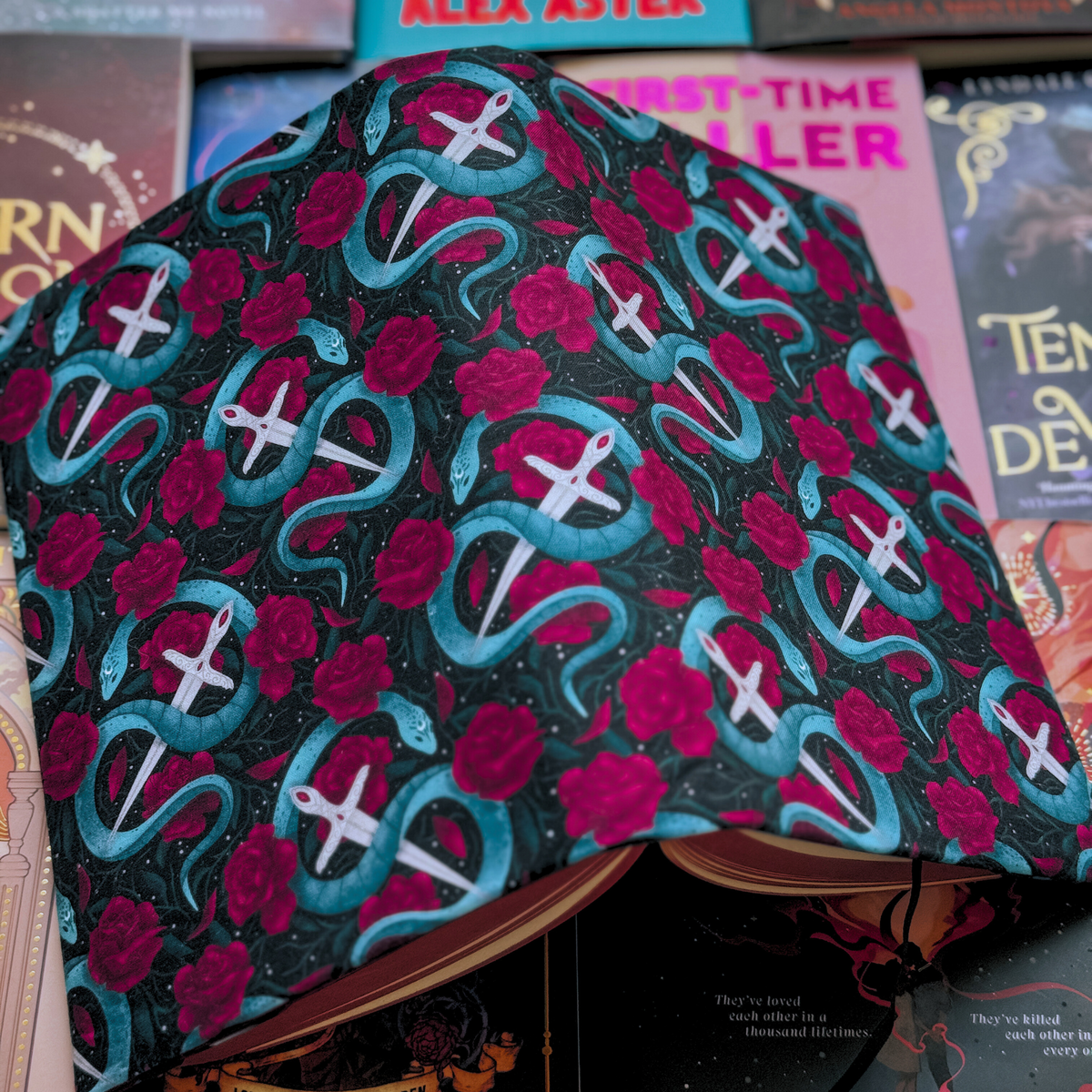 Enemies to Lovers fabric dust jacket